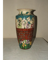 Frederick Rhead 'medieval vase' arts and crafts